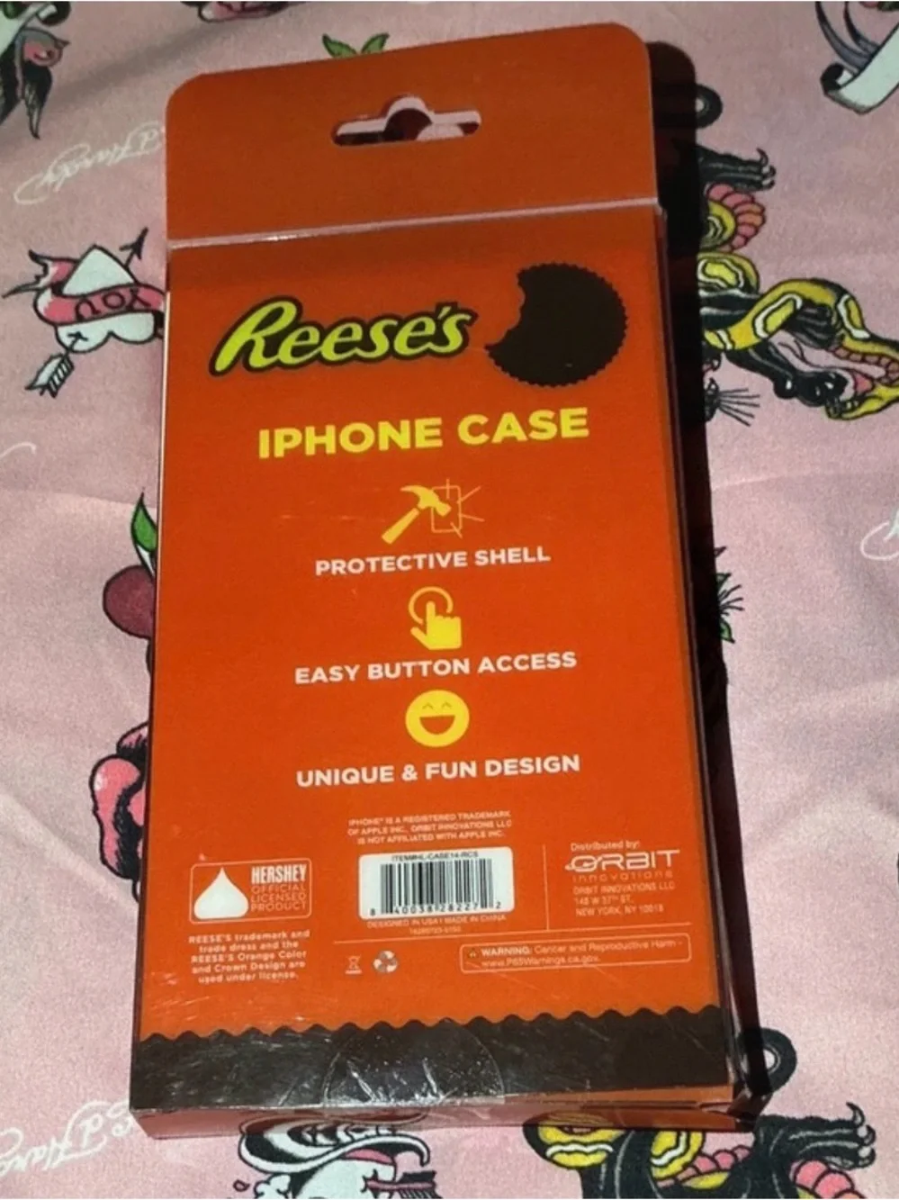 Reese's Glitter Gold iPhone Case for iPhone 13/14